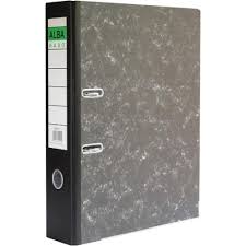 Alba Rado Lever Arch Box Files, Foolscap Size, 4cm Spine Size (Narrow), Black Color